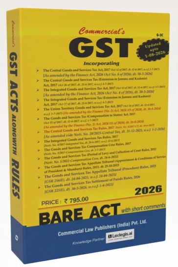 GST Acts Alongwith Rules, 2026